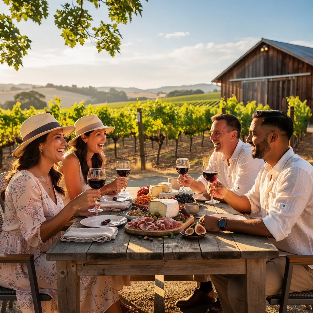 Grupa turystów degustujących lokalne potrawy w tradycyjnej restauracji w Nowym Orleanie.