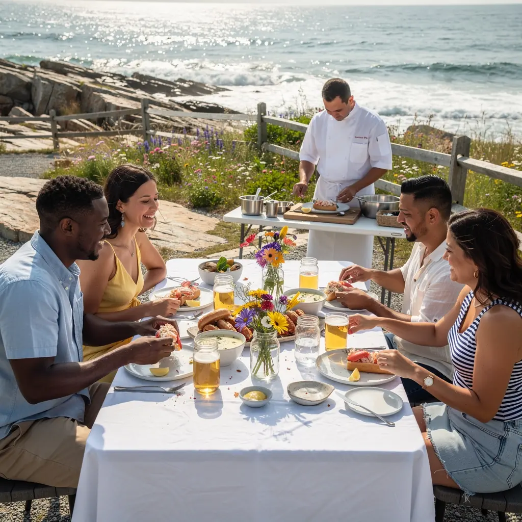 Grupa turystów odkrywających kulturowe skarby Nowego Jorku z przewodnikiem.